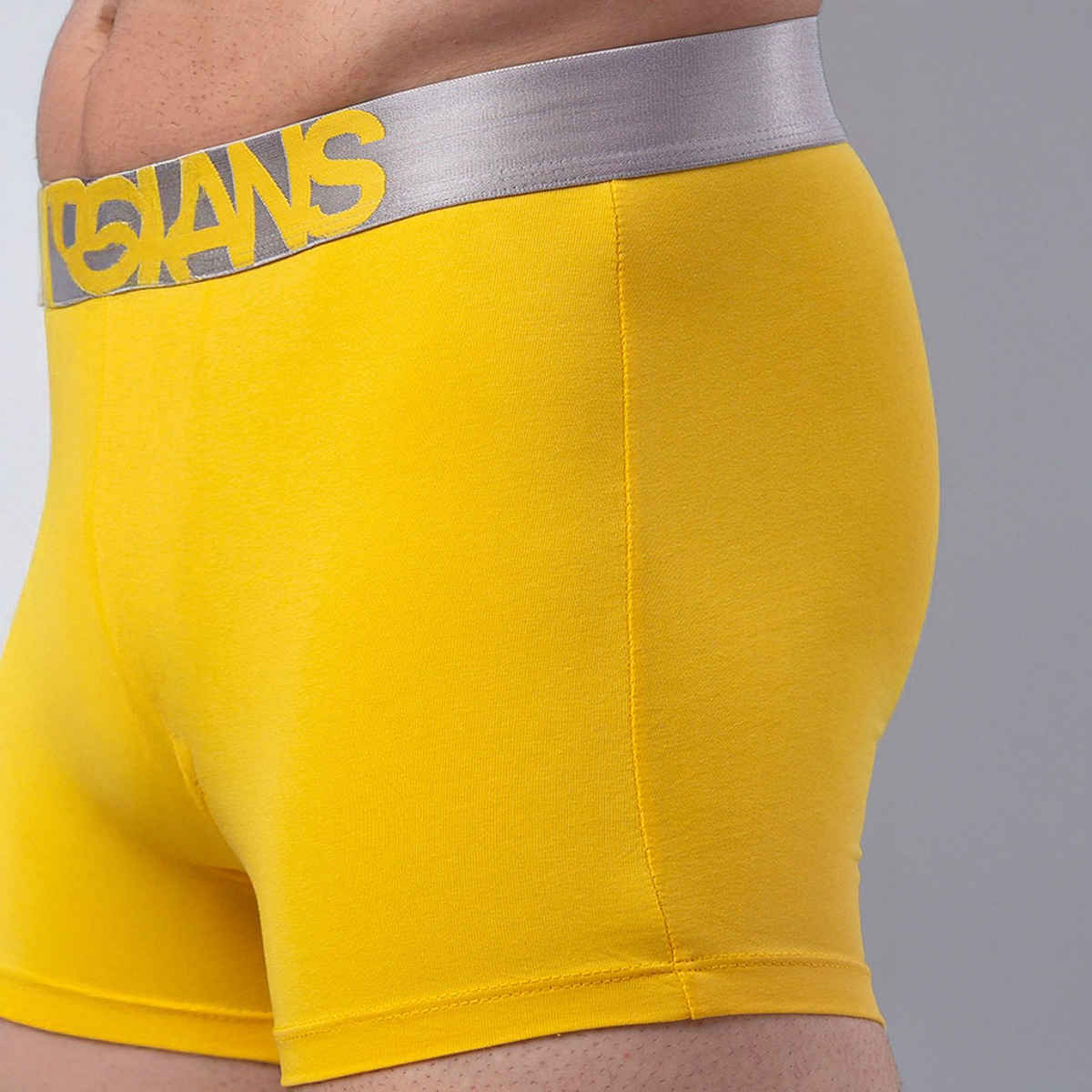 Underjeans by Spykar Mens Premium Yellow Trunk | XL
