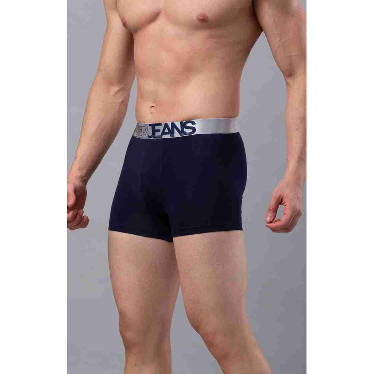 Underjeans by Spykar Mens Premium Navy Blue Trunk | XL