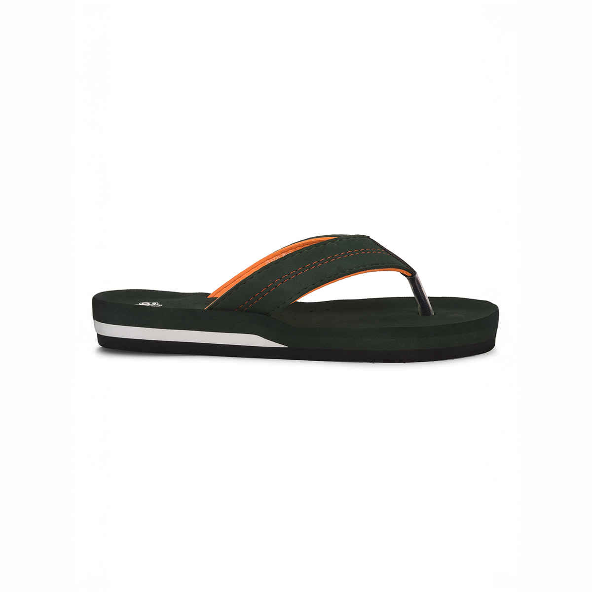 Liberty Footwear Men's A-Ha Exact Thong Slippers | Olive Green - UK 7