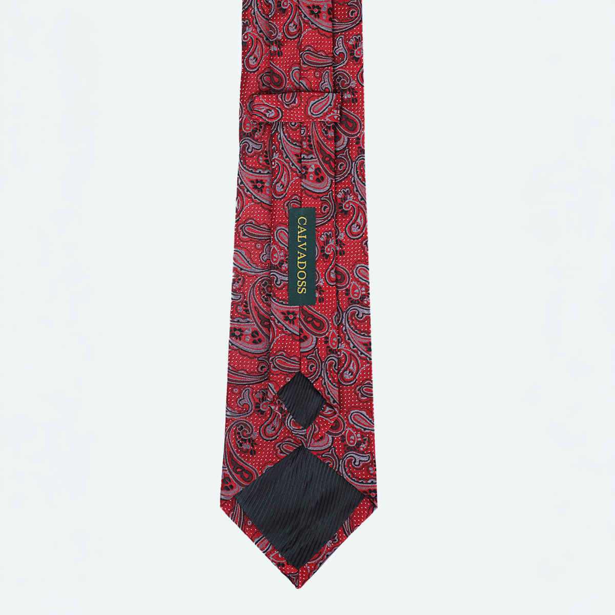 Calvadoss Men's Paisley Tie | CALT2331 | Red