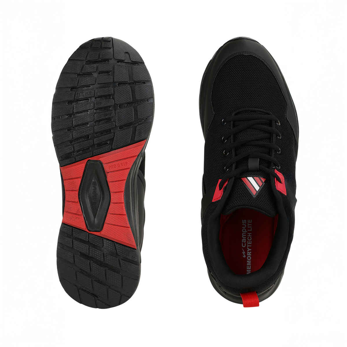 Campus Men's Europa Running Shoes | Black | UK7