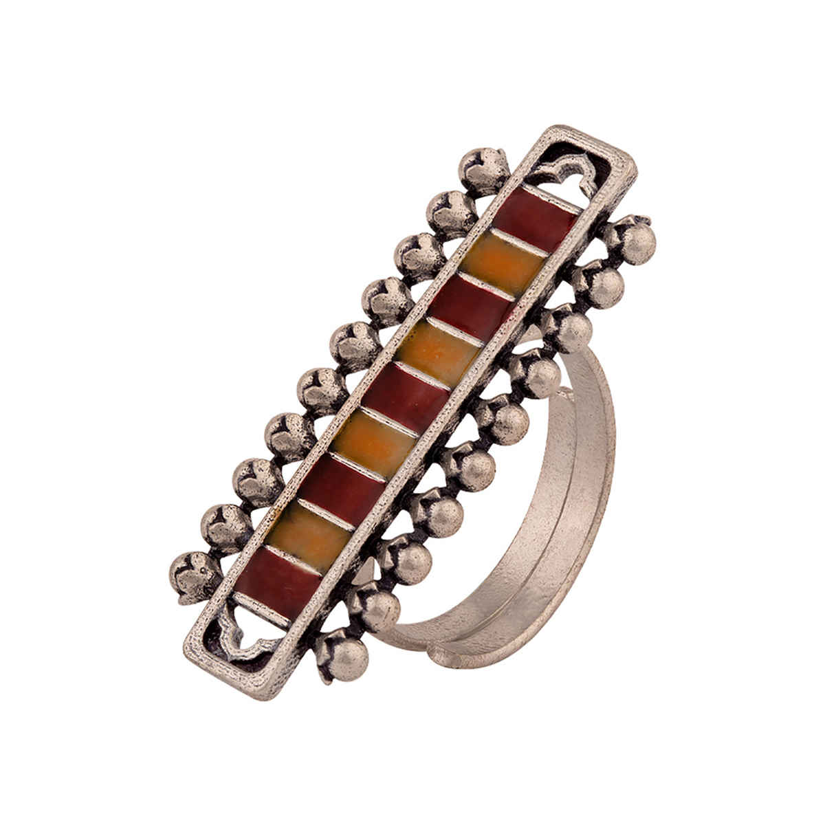 Voylla Taal Mridang Harmonium Statement Ring