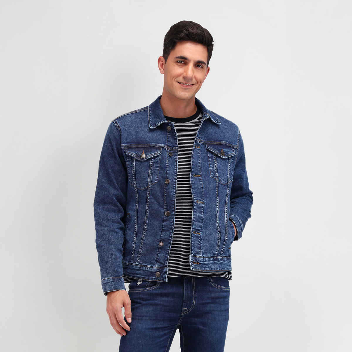 U.S. Polo Assn. Men's Jackets | Blue - L