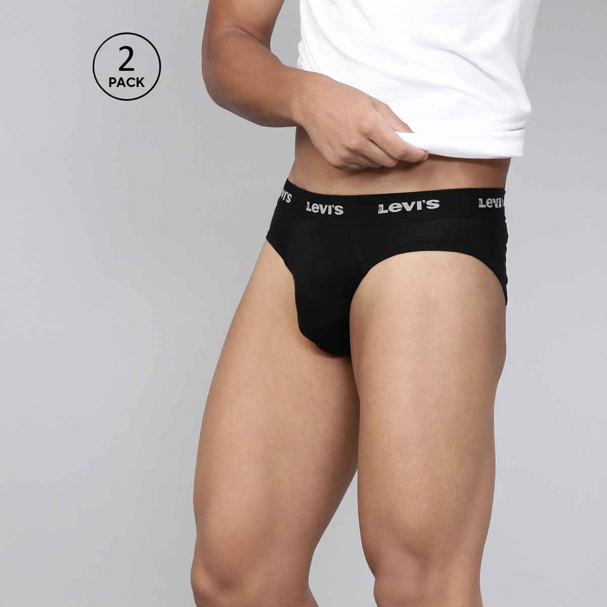 Levi's 009 Men's Neo Brief | Set Of 2 | Black/Navy - M