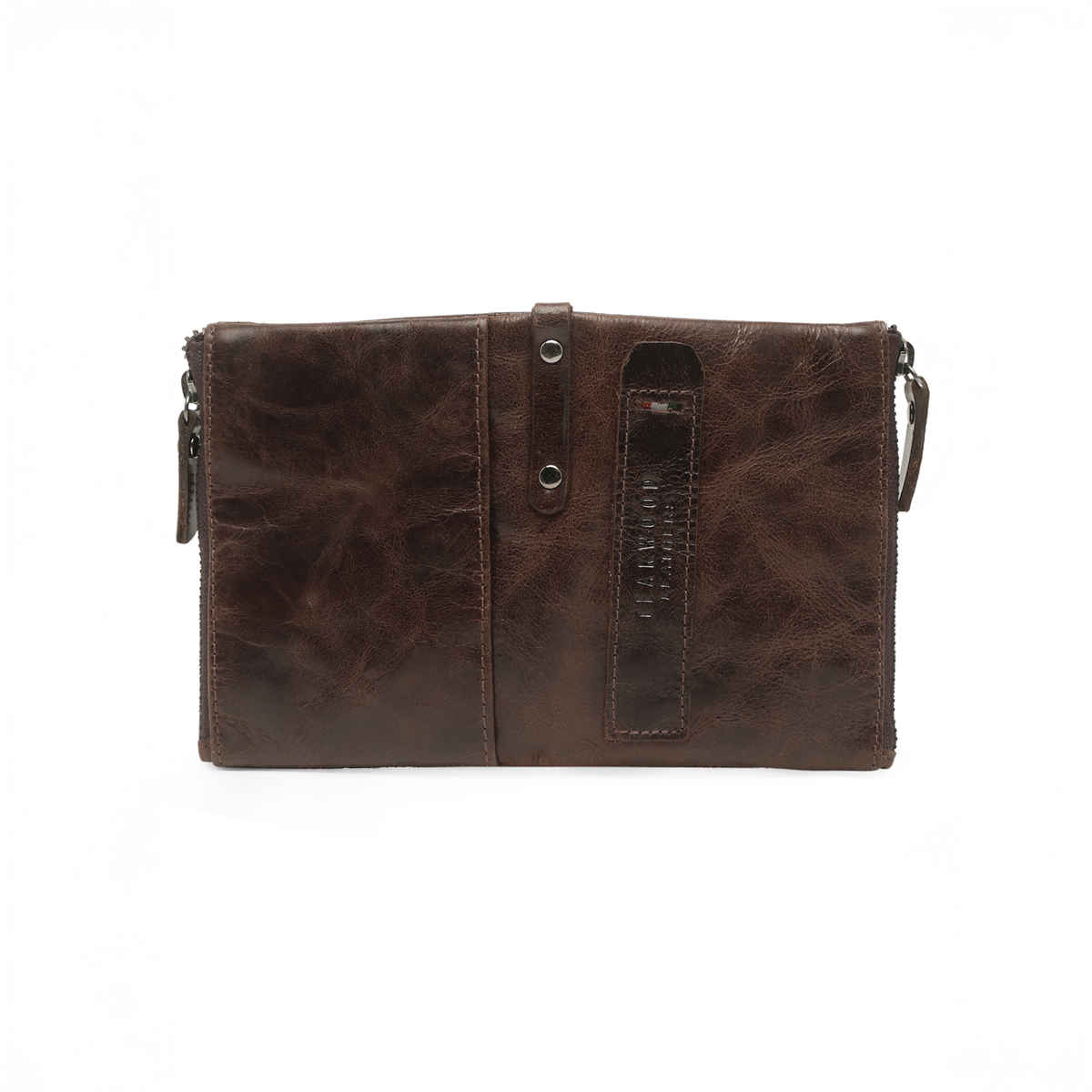 Teakwood Men's Leather Bi-fold Wallet | Brown