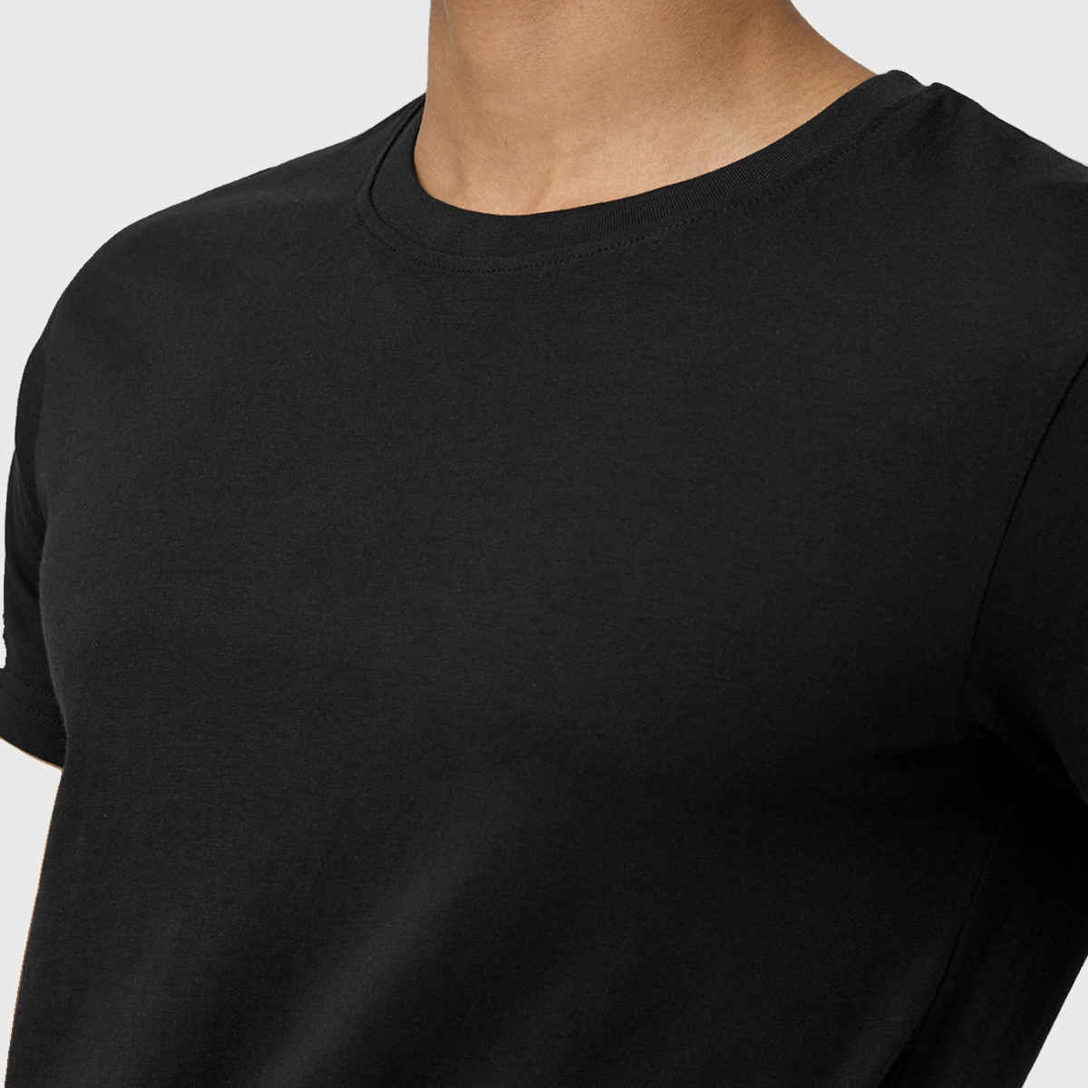 XYXX Pace Polo T-shirt - Pitch Black | Super Combed Cotton | L