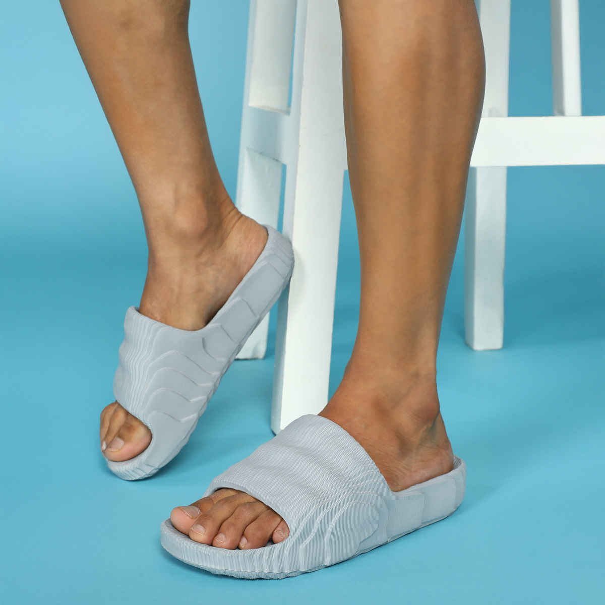 Paragon Men's Grey Eva Slippers K10913G UK 7