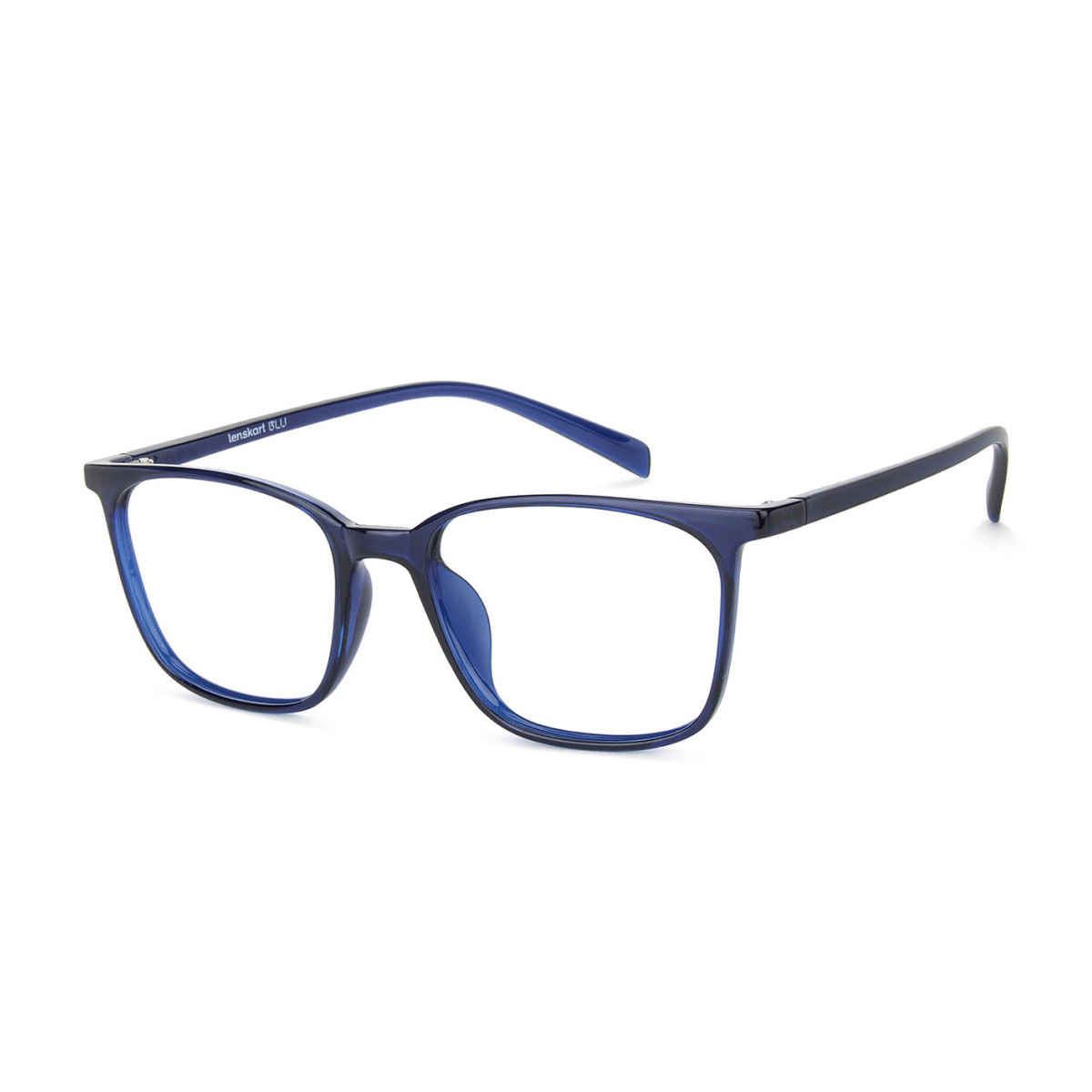 Lenskart Blu Unisex Solid TR90 Computer Glasses | Navy Blue - M