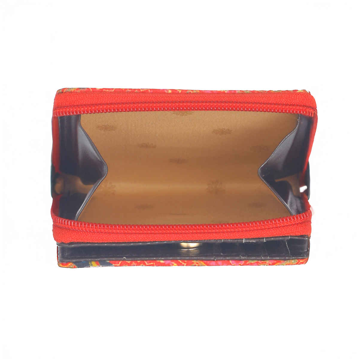 Priyaasi Women's Animal Print Fabric Wallets | Red - One Size