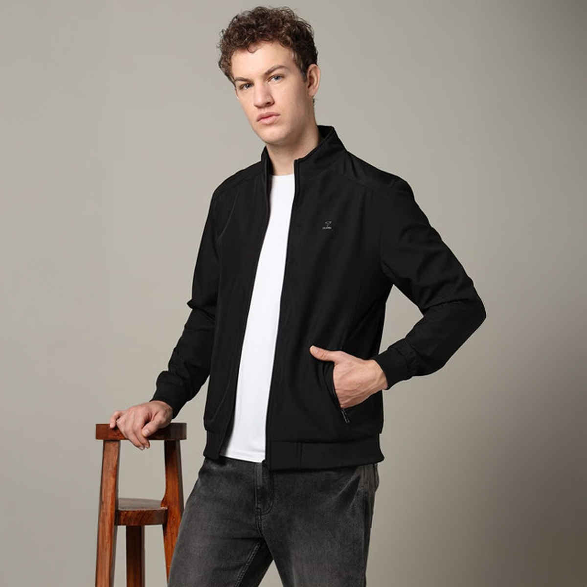 Fort Collins Men's Windcheater Jacket | Black - 2XL