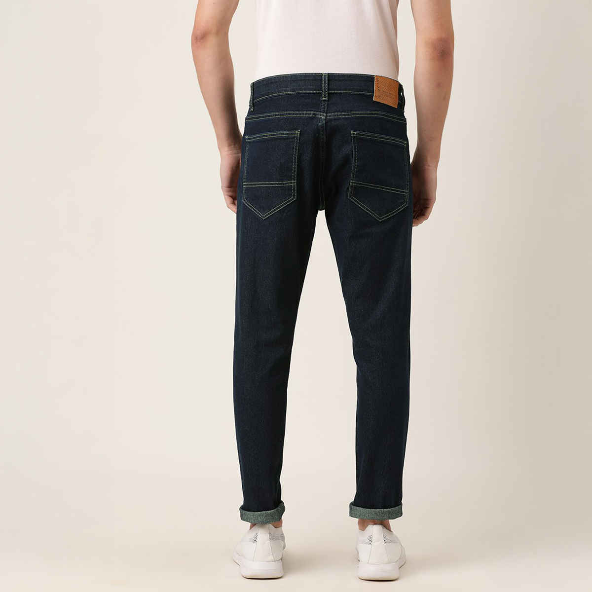 The Indian Garage Co Slim Fit Casual Jeans | Blue - 34