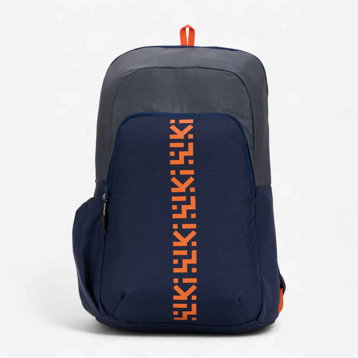 Wildcraft Unisex Color Block Polyester Backpacks | Navy and Grey - 39 cm