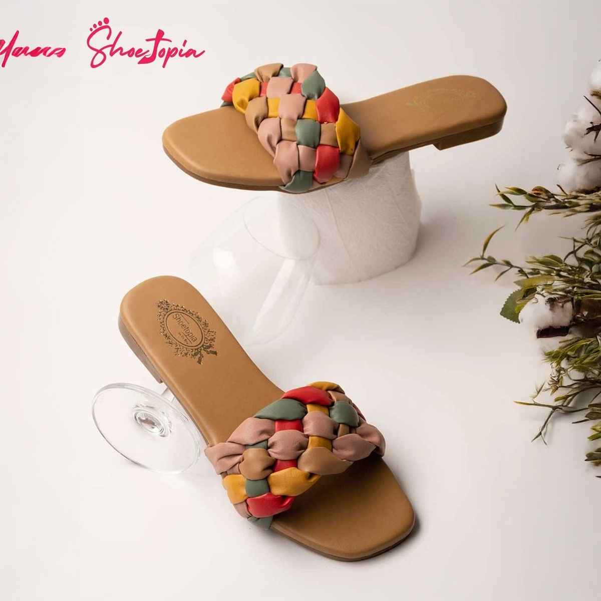 Shoetopia Women Tan Flats | UK 6