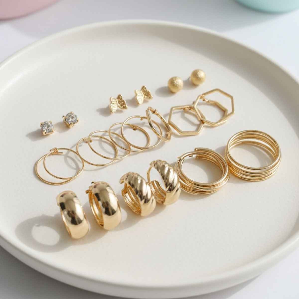 The Opal Factory Style 03 Gold Earrings-091