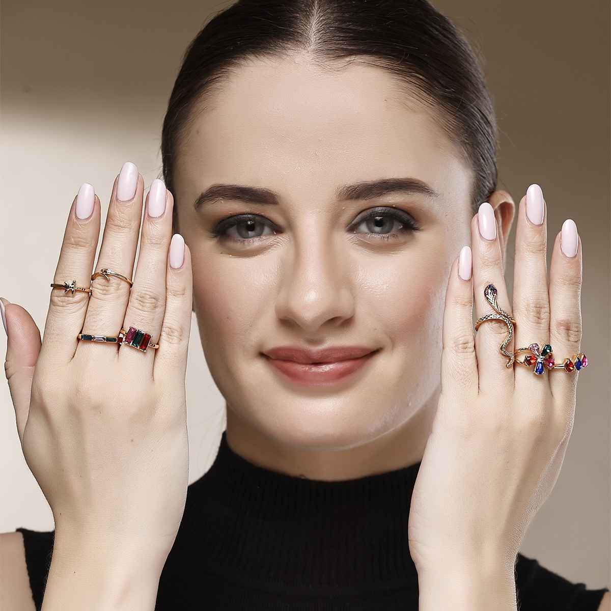 Karatcart Women's Designer Ring Combo Multicolor One Size | 44038411