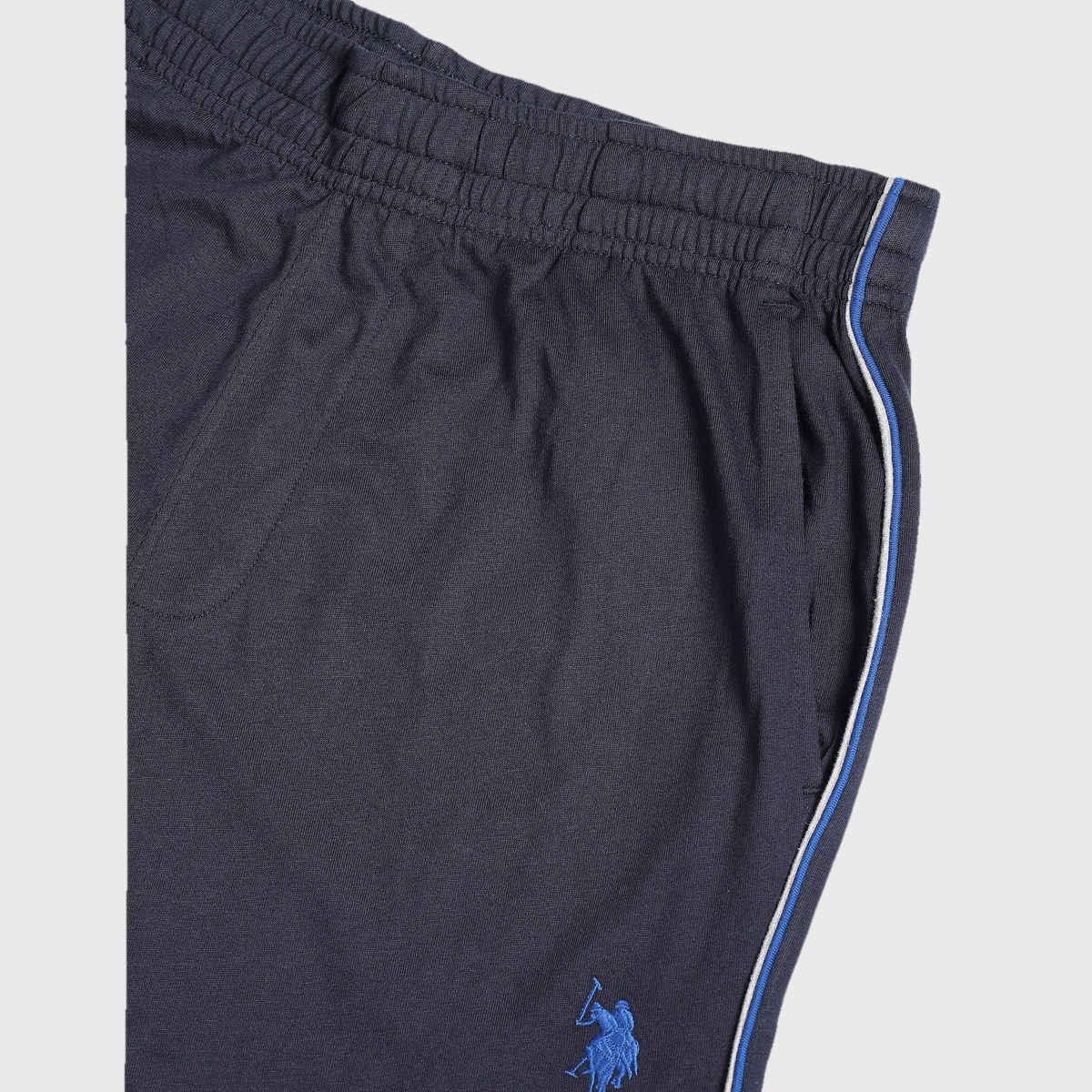 U.S. Polo Assn. Solid LR001 Lounge Track Pants - Pack Of 1 | Blue | XL