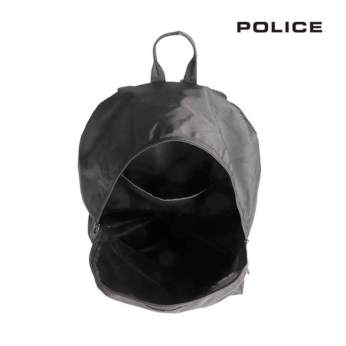 Police Unisex Solid Nylon 20 L Top Handle Laptop Backpack | Black - 15 Inches