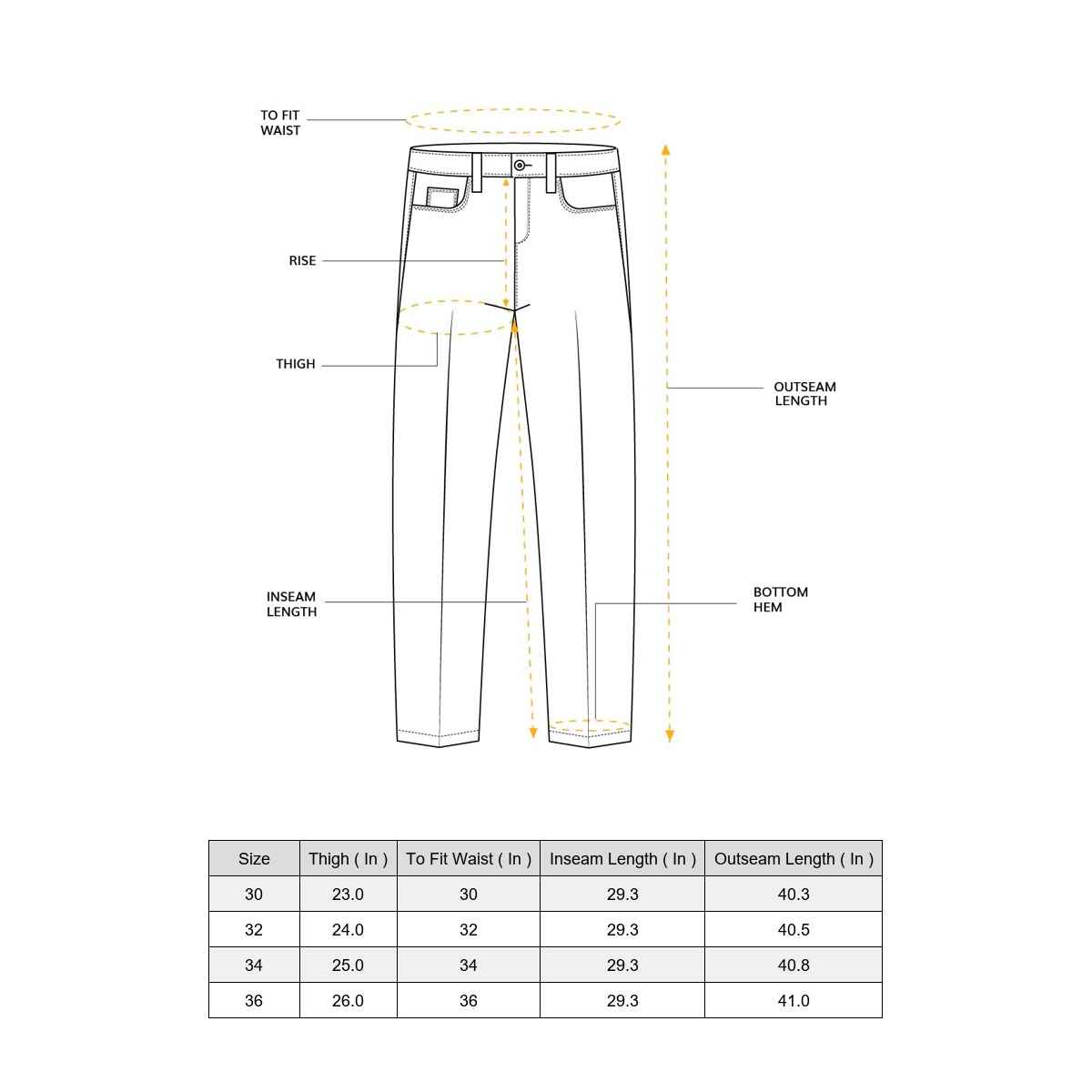HIGHLANDER Men's Slim Fit Trousers | Grey - 30