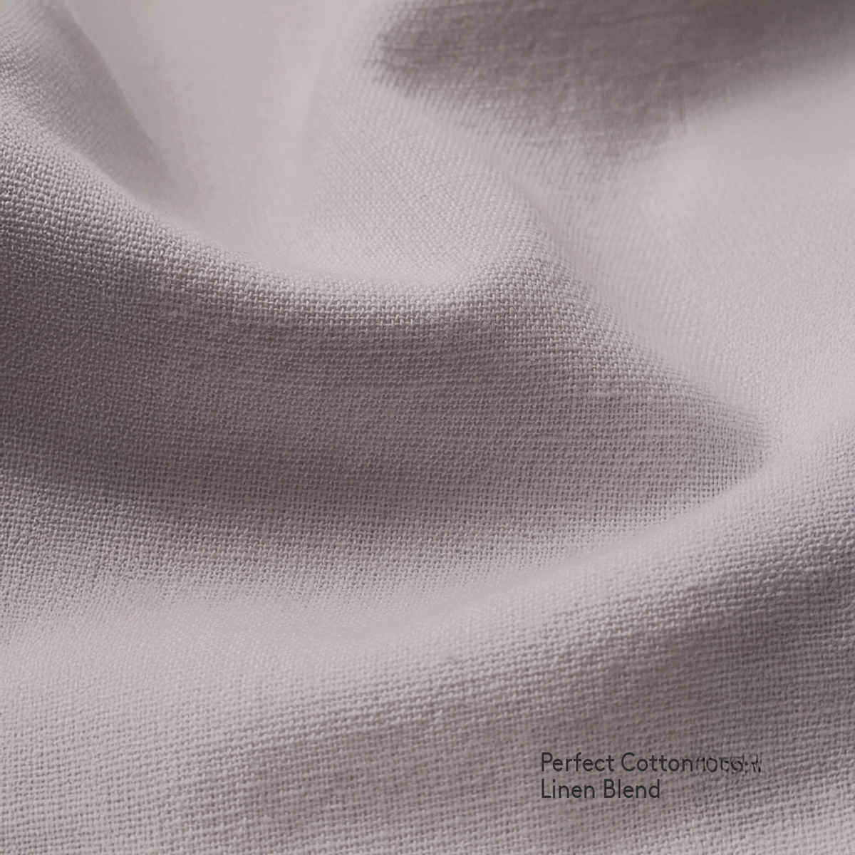 The Souled Store Men's Regular Cotton Linen- Cloud Grey Cotton Linen Shirts| S