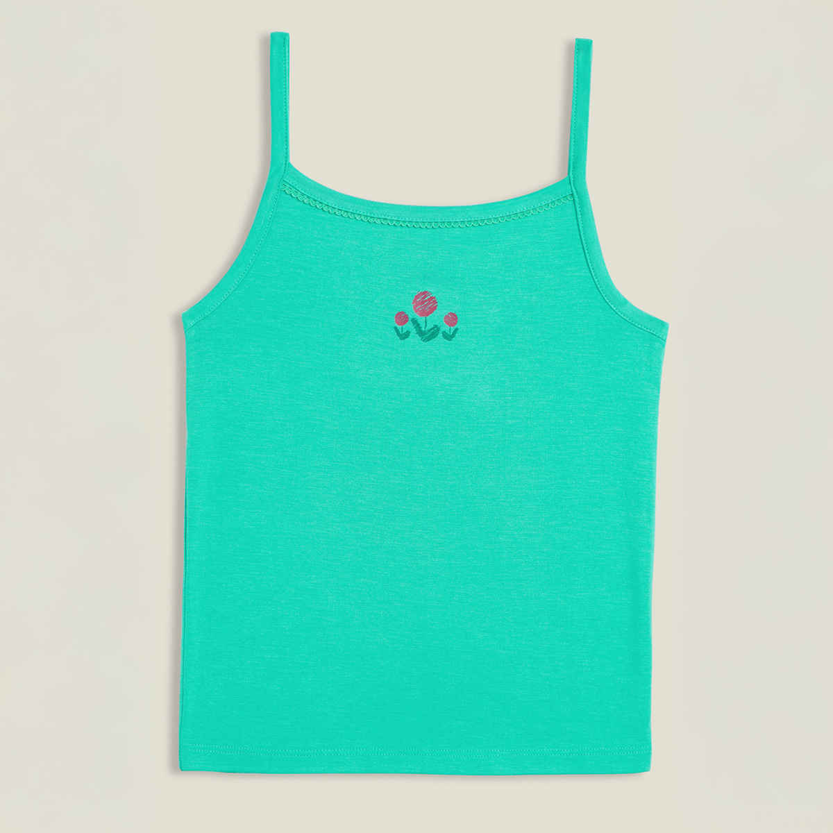 XY Life Slips for Girls, Tencel Modal, Antimicrobial - Aqua Green+Frost Pink | 9-10Y| Pack Of 2