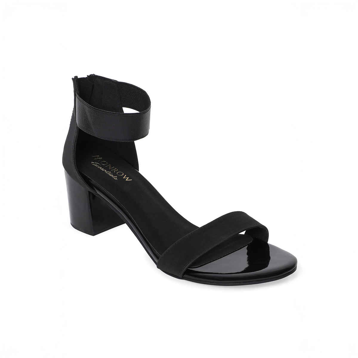 Monrow Women's Black Block Heels | UK5