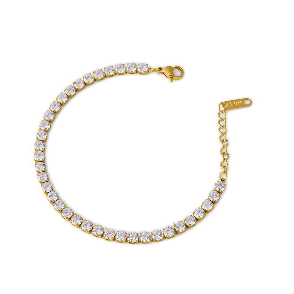Palmonas Diamond Affair Bracelet For Womens | Waterproof And Anti-Tarnish