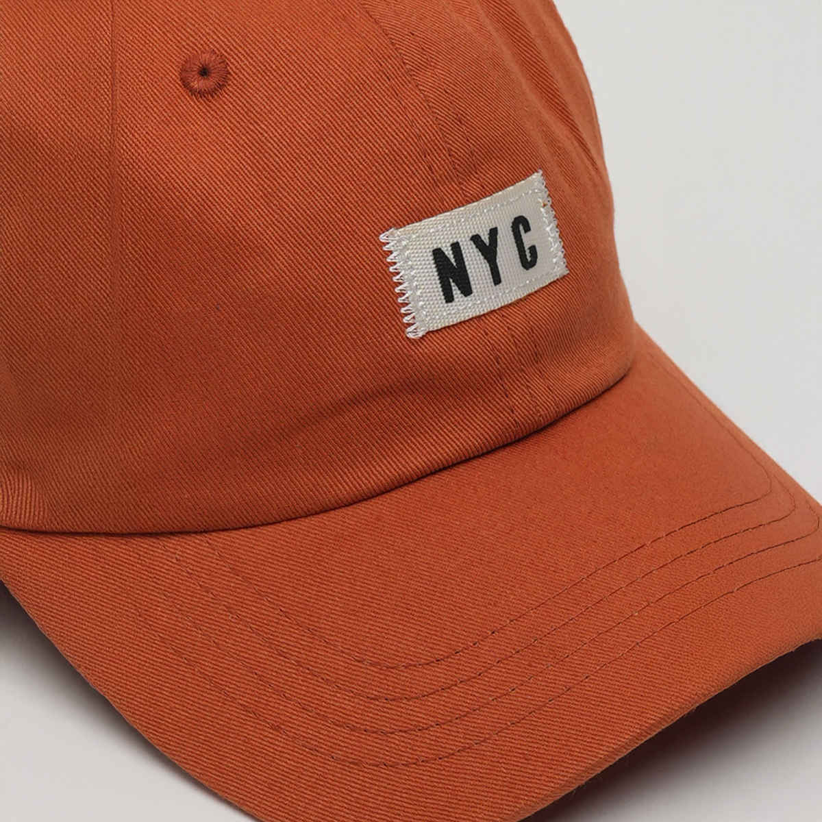 Theater Unisex Solid 60% Nylon and 40% Polyester Cap | Rust Orange - Free Size