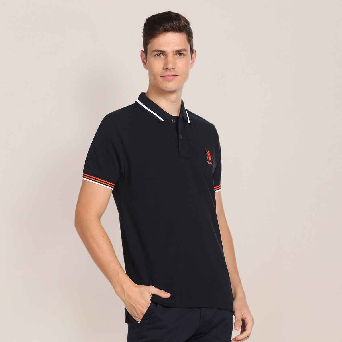 U.S. Polo Assn. | Polo Shirts | L | Pack Of 1 | Navy