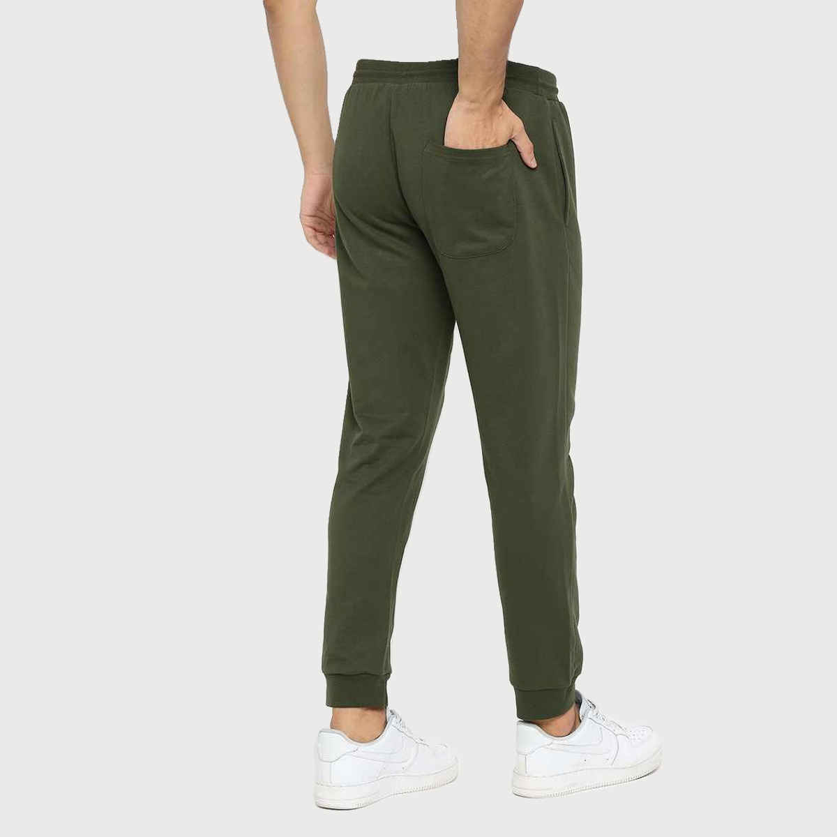 Underjeans by Spykar Premium Trackpant | Olive | S