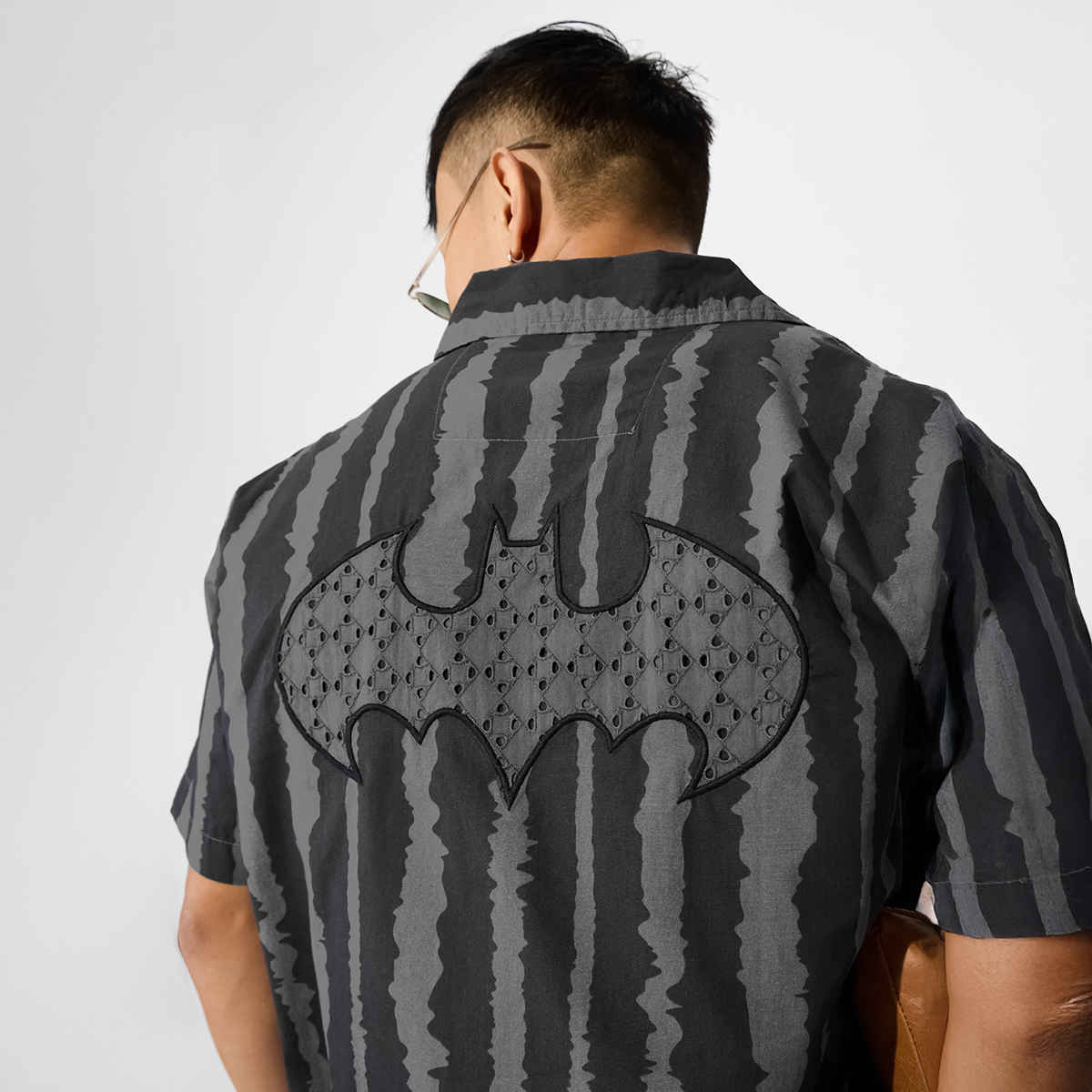 The Souled Store Men's Regular Batman - Dark Knight Holiday Shirts | Grey | XL