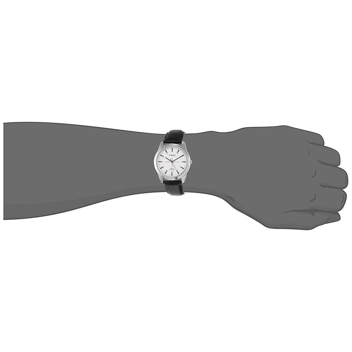 Tommy Hilfiger Enoch Global Coin Wallet  (1pc) & Timex Men'S Round Dial Analog Watch |  Silver (1pc) Combo