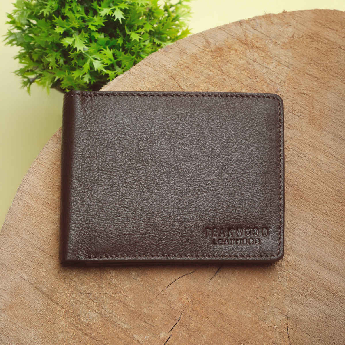 Teakwood Men's Leather Wallet | Brown