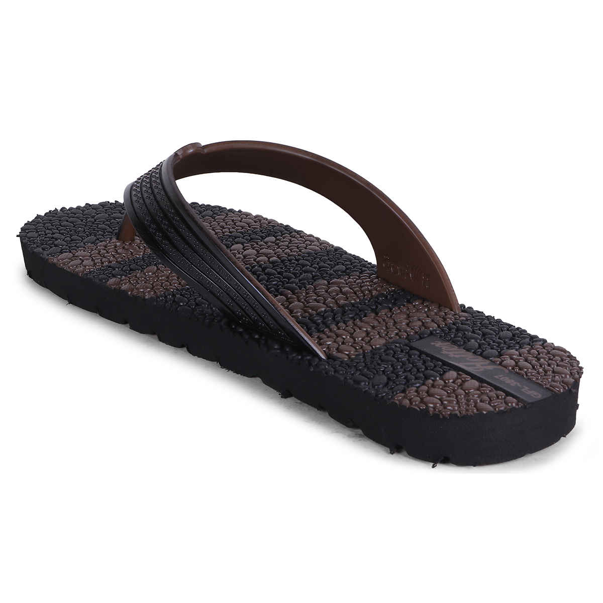 Action Slipper For Men | Gfl-3807 Black-Coffee - UK-9