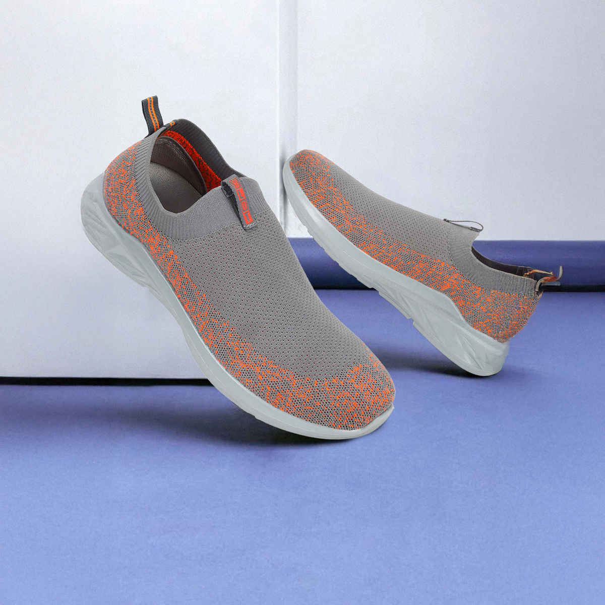 Paragon Men's Grey Pu Sports Shoes PUK3504GS UK 9