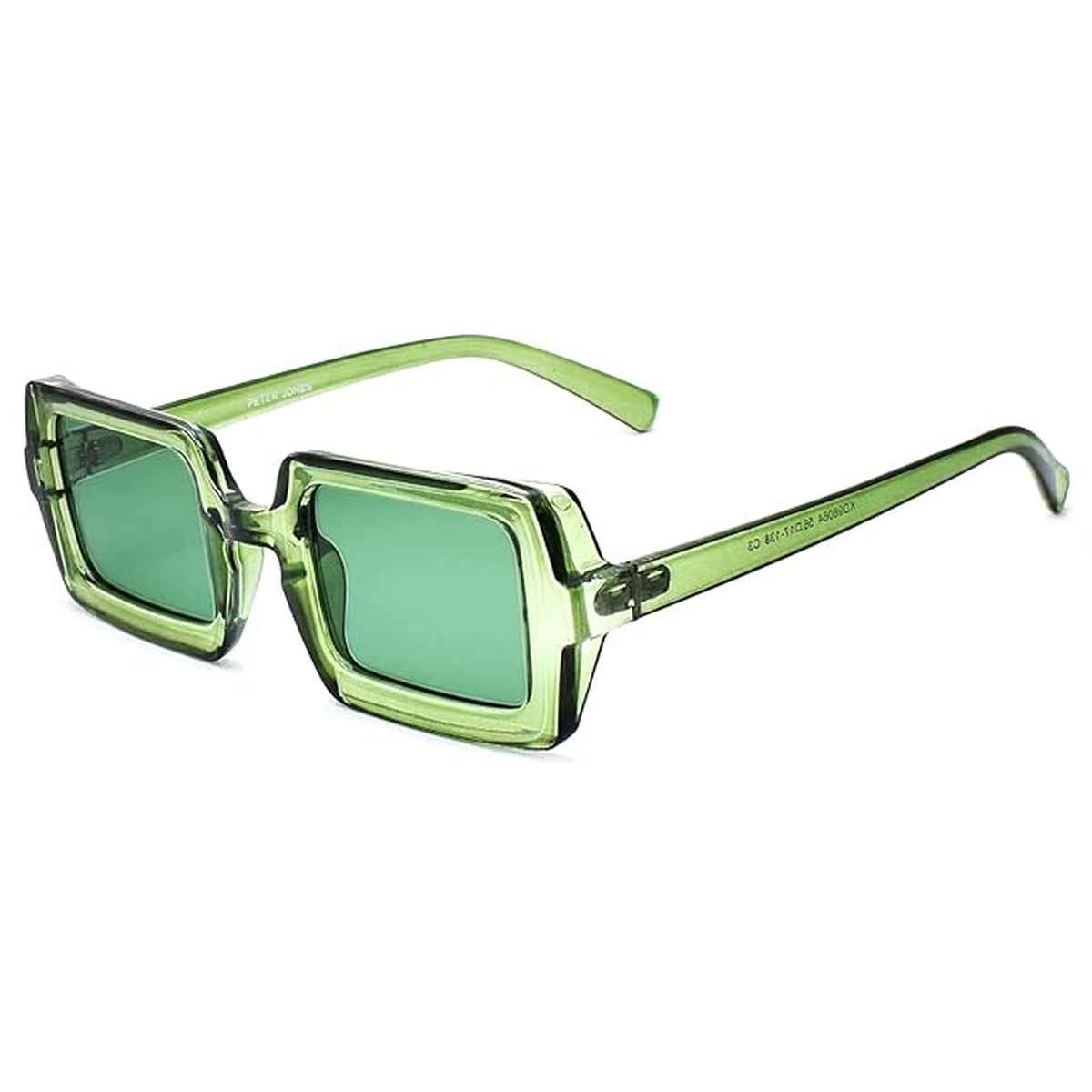 Peter Jones Women's Polycarbonate Sunglasses | Green - M