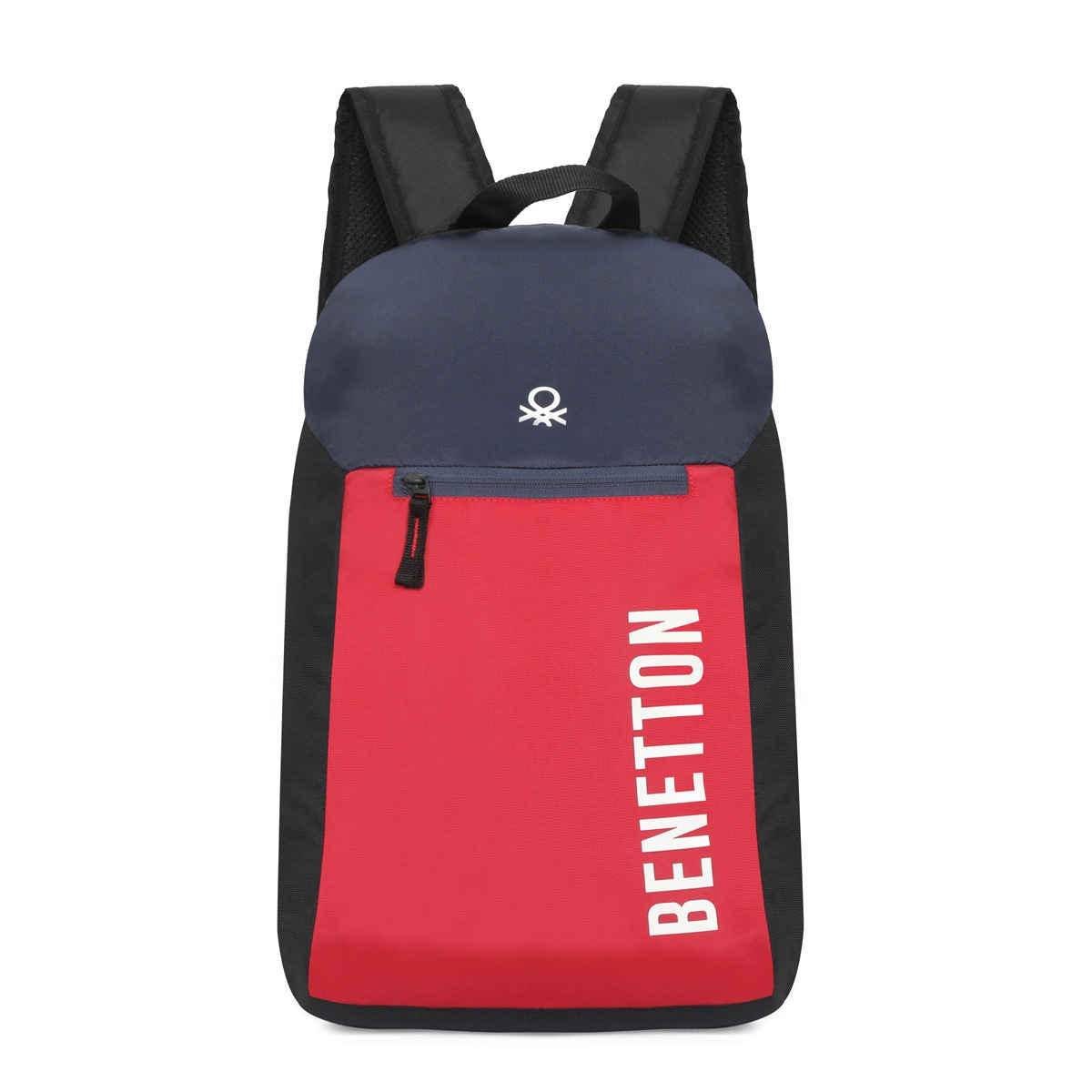 United Colors Of Benetton Unisex Colorblocked Polyester 23 L Backpack | Red