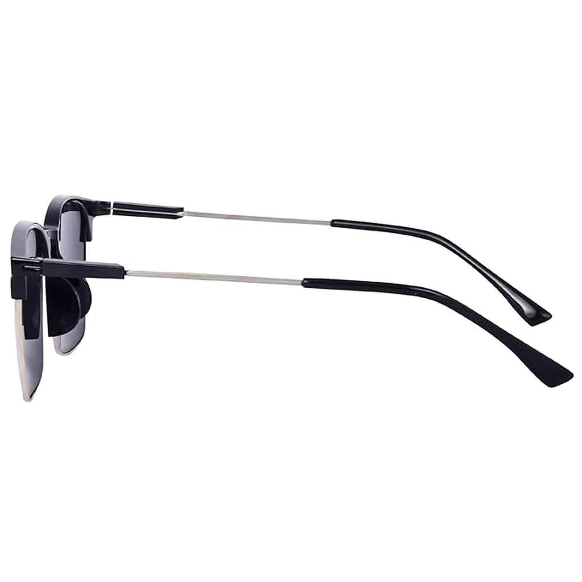 Peter Jones Unisex Solid Sunglasses | Black - One Size