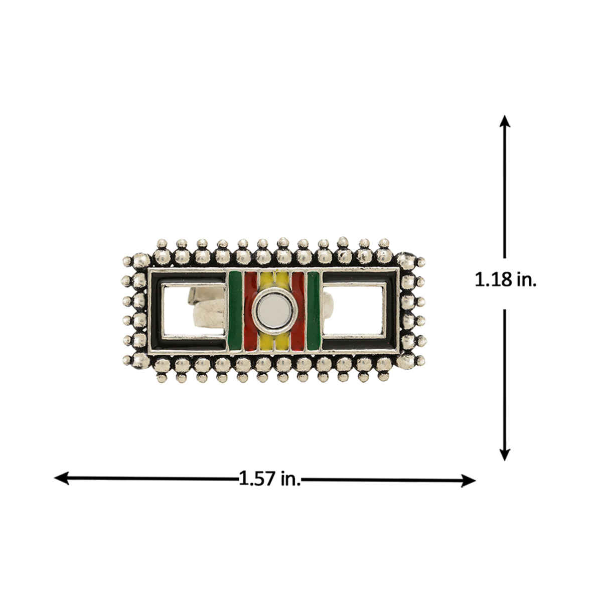 Voylla Rabaari Ethnic Statement Ring