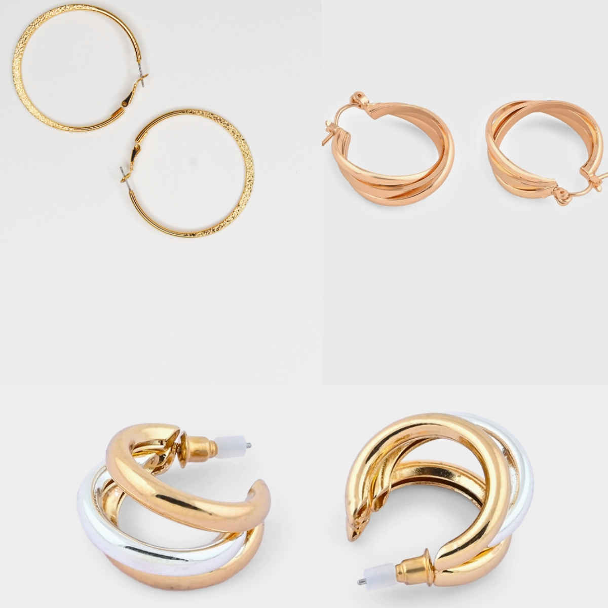Toniq Festive Delights Hoop Earrings Gift Set | Pack of 3
