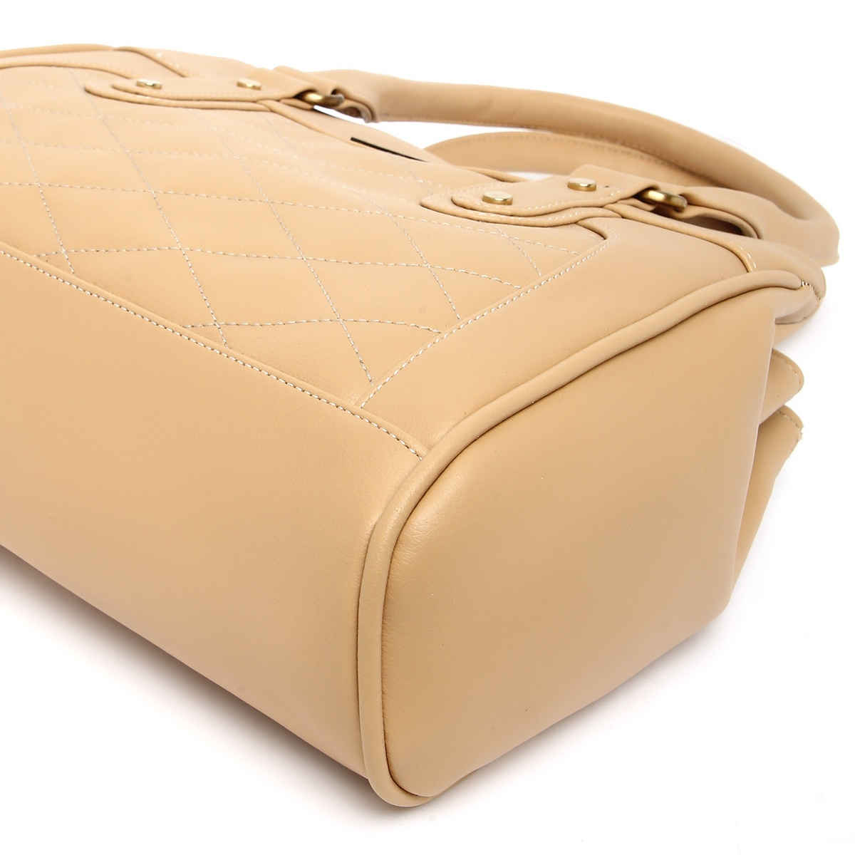 Fostelo Women's Vegan Leather Carina Handbags Shoulder Hobo Bag Ladies Purse | Cream | Large