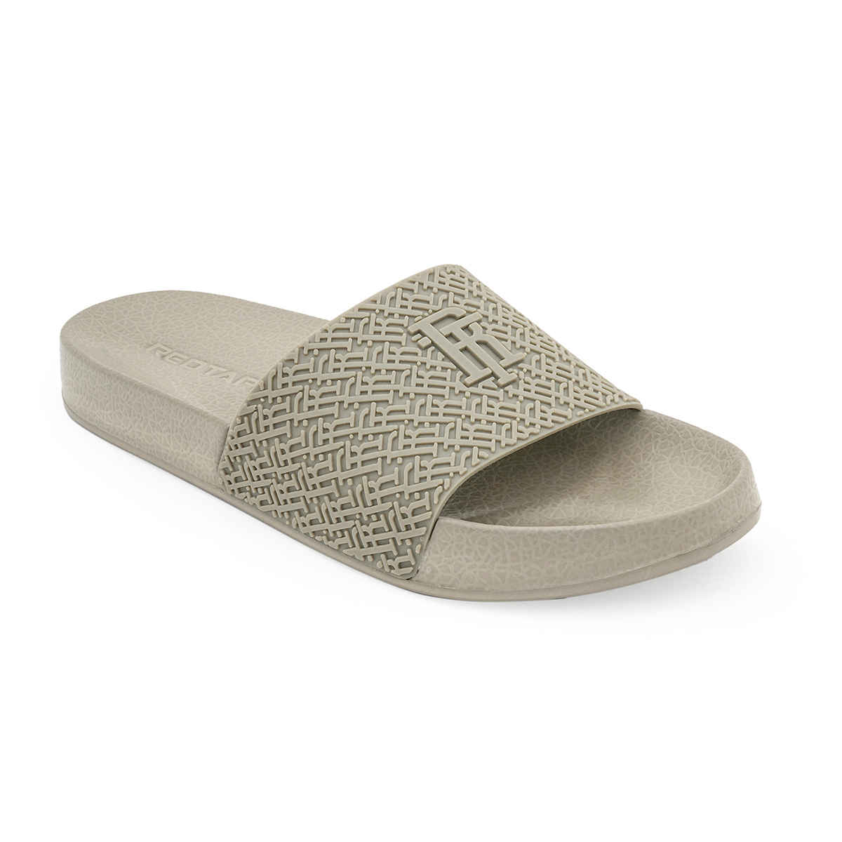 Red Tape Men's Sliders Flip-Flops | RFF1293 | Beige - UK 10