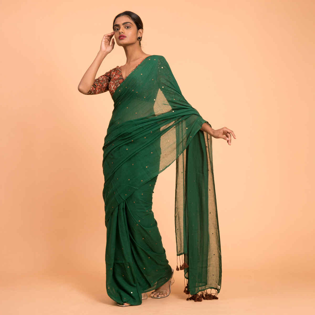 Suta White Pure Cotton Saree