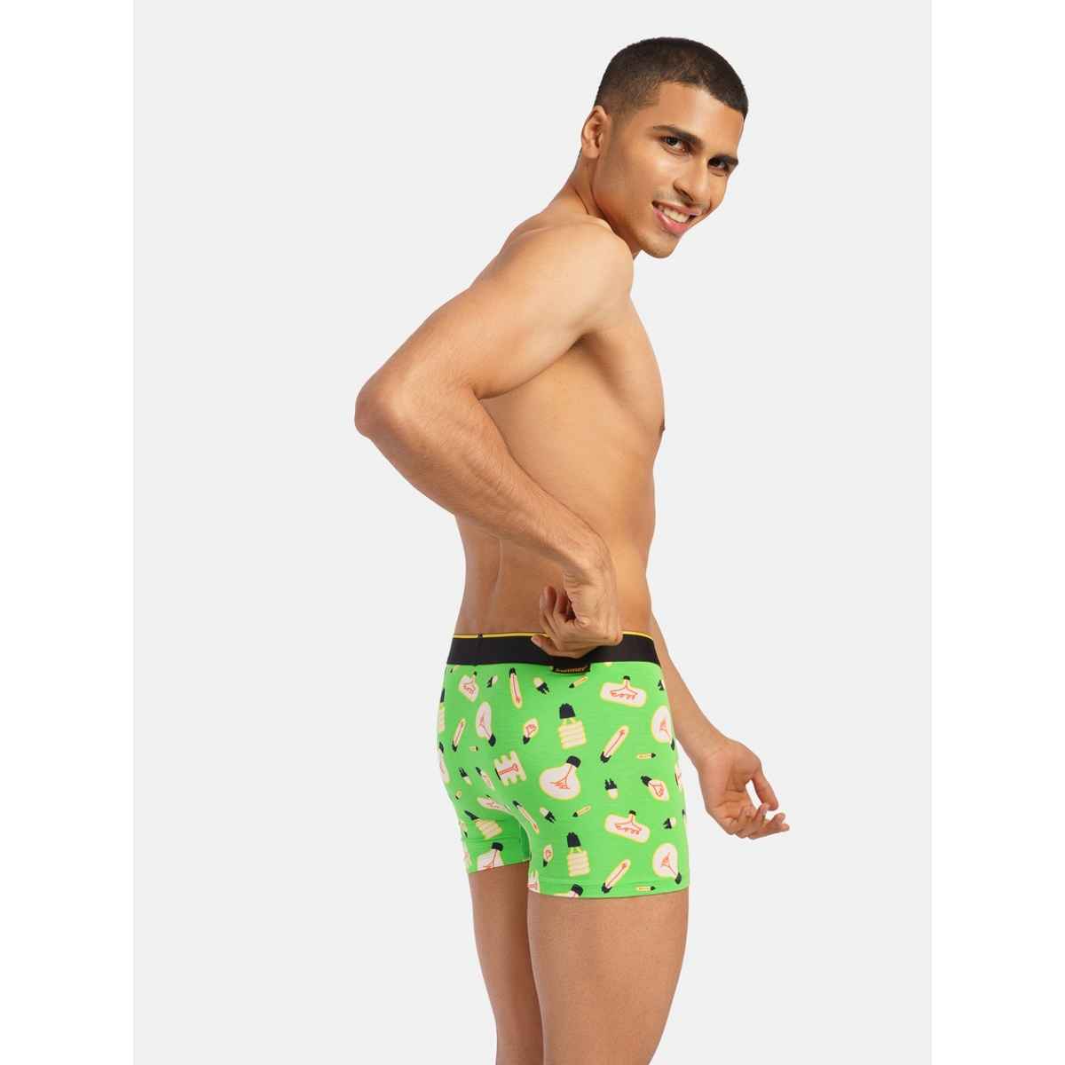 Bummer Men's Printed Micro Modal Trunk Underwear - L