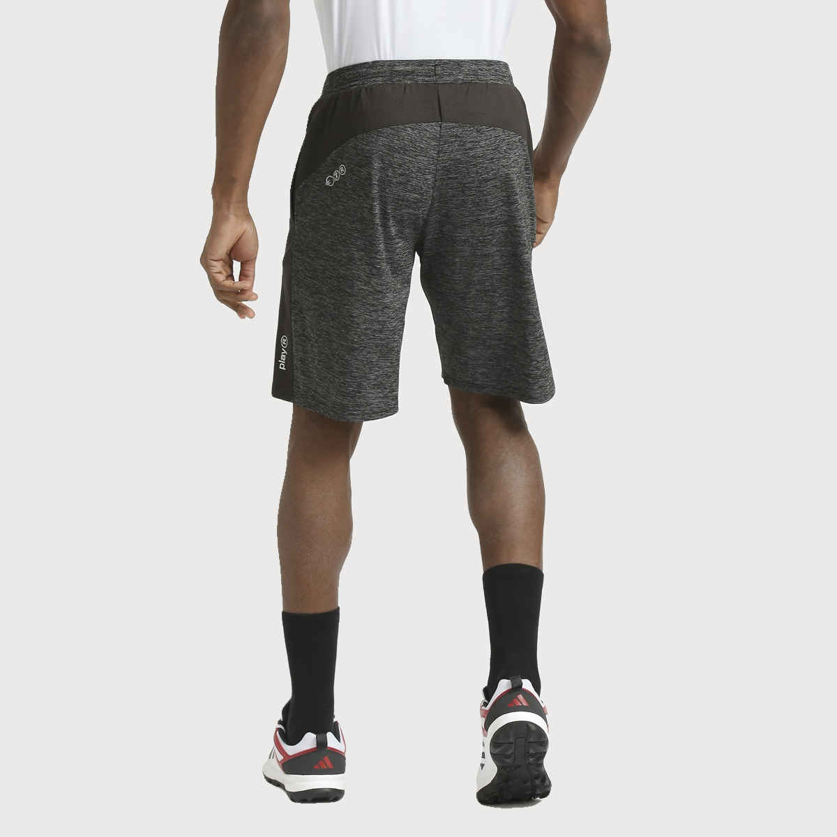 PlayR Men's Running Essential Shorts Polyester Spandex | Dark Grey - M