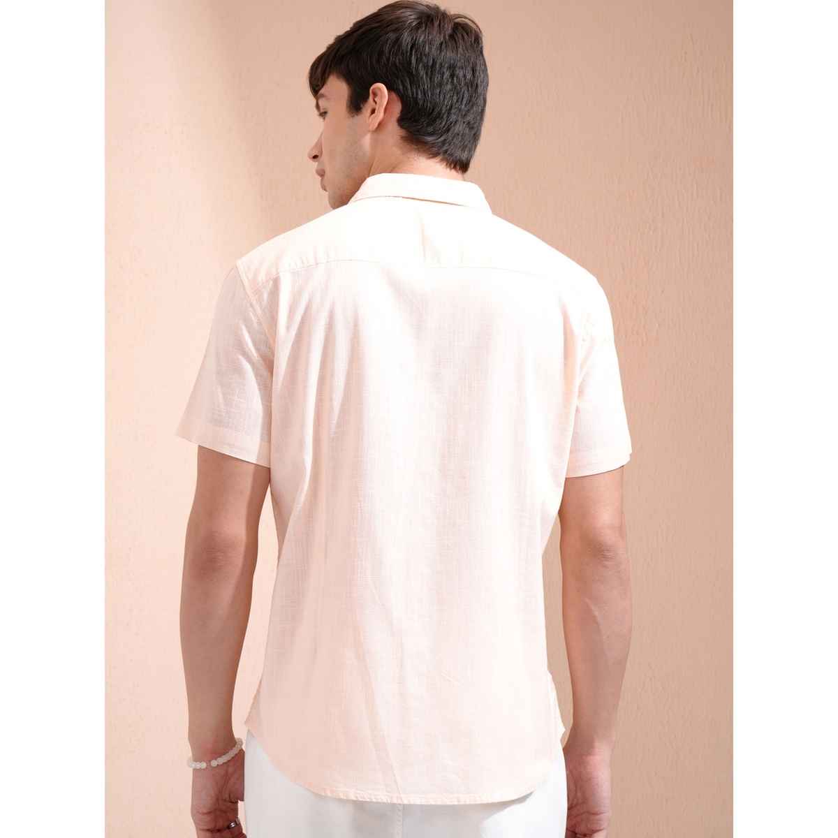 Ketch Men Printed Half Sleeve Slim Fit Shirt | Multicolor | M