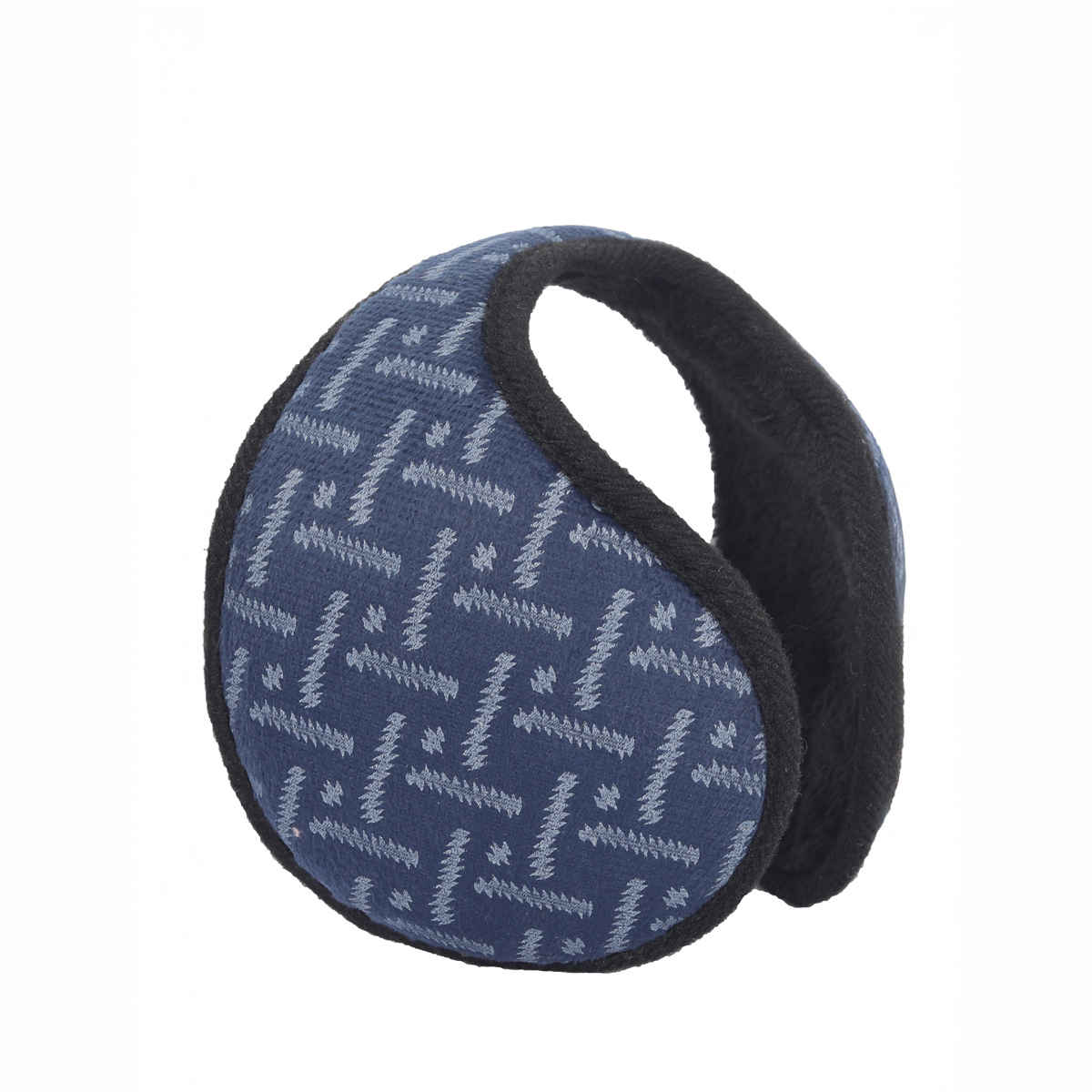 Fabseasons Unisex Geometric Polyester Winter Earmuffs | Multicolour - Free Size