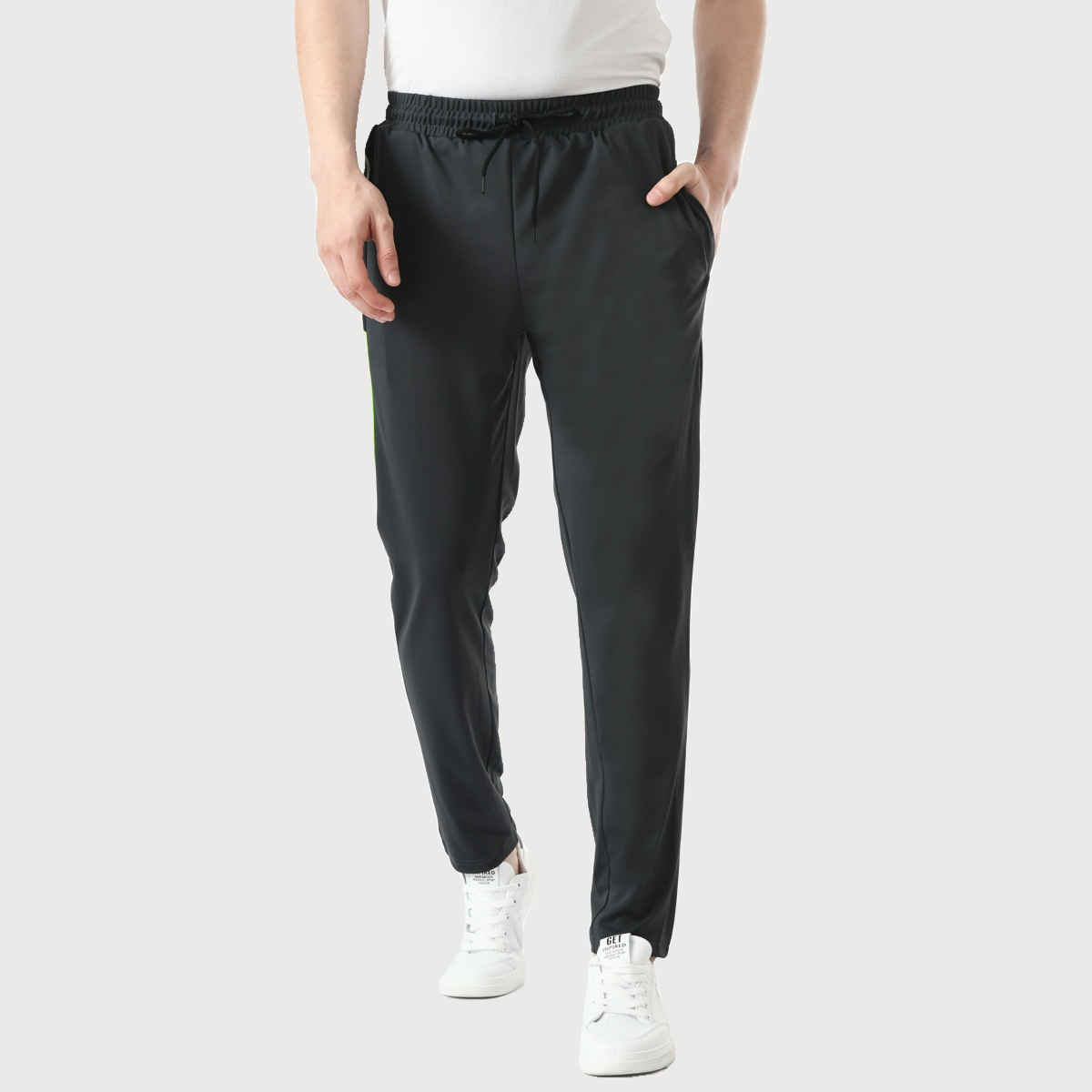 PlayR Men's Running Accu-Run Lower 92% Polyester 8% Spandex | Grey - L
