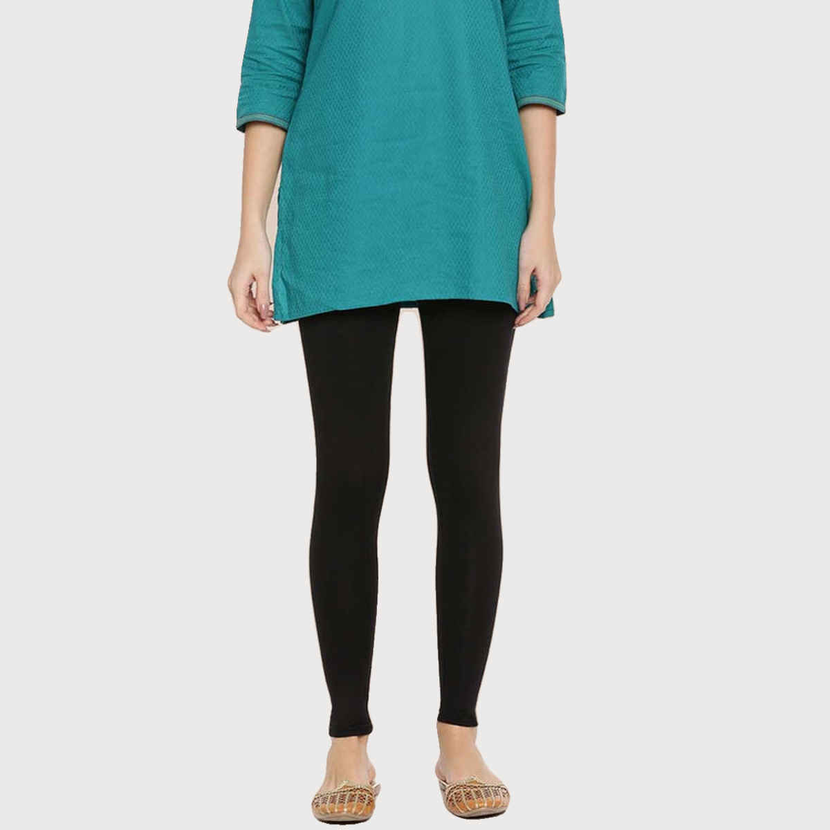 Twin Birds Women's Ankle Leggings | Carbon Black - L