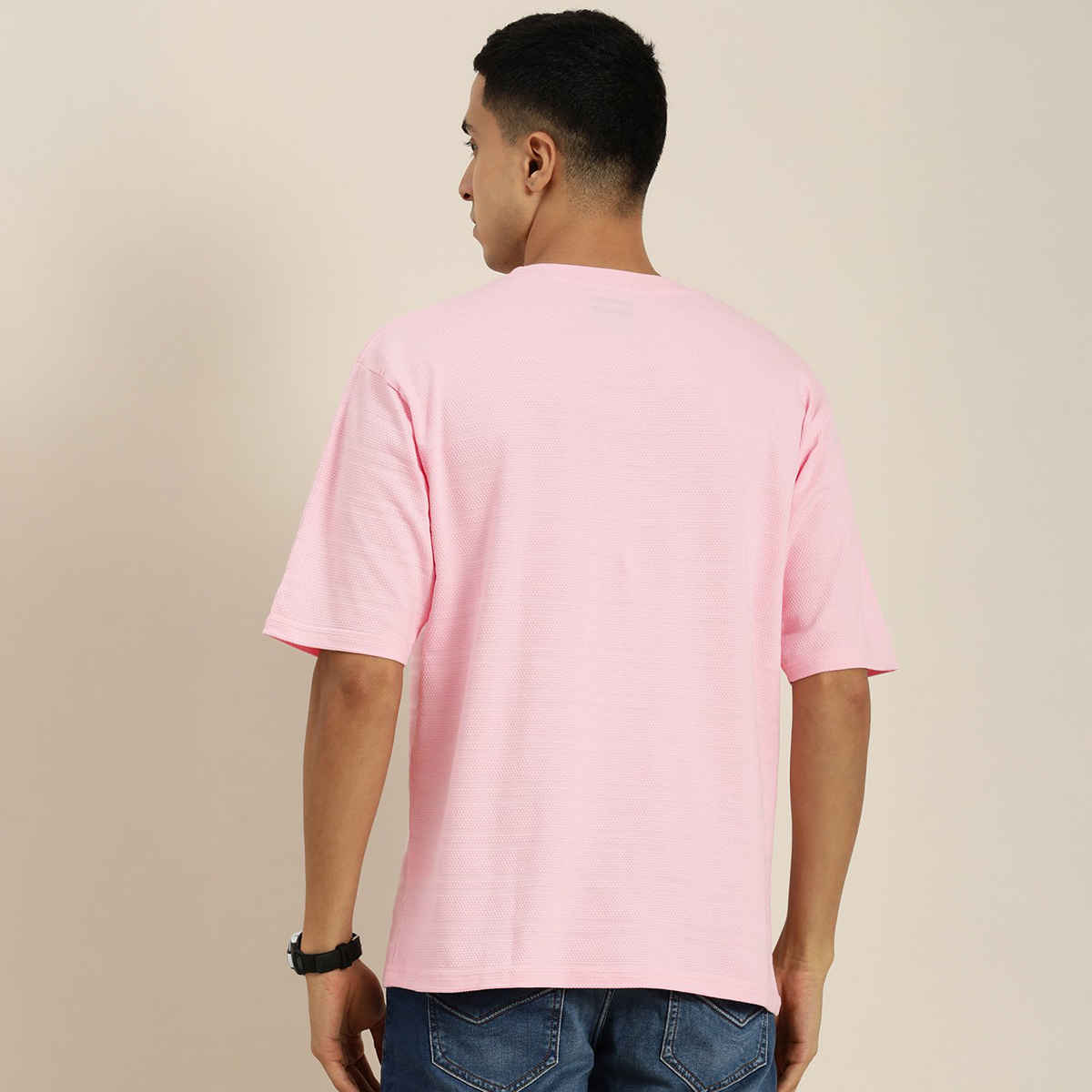 Difference of Opinion Men T-shirt - Pink | Classic Fit | M