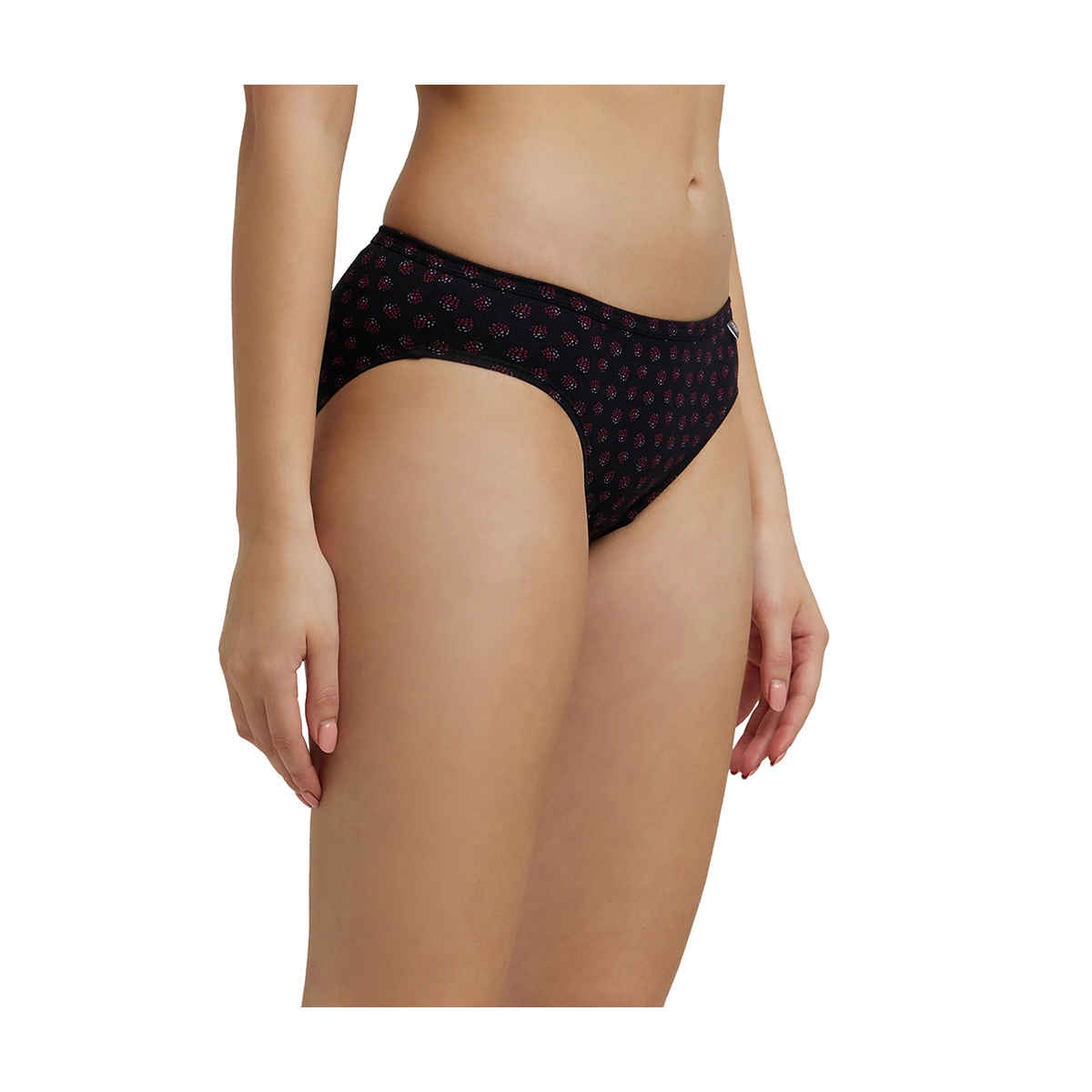 Jockey 1410 Women's Super Combed Cotton Underwear Bikini Panty|PO3 | Multicolor Dark assorted-L